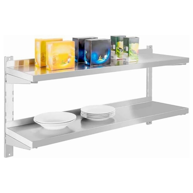 Commercial Kitchen Wall Panel - แผงผนังครัวสแตนเลสแบบยกได้สองชั้น สำหรับใช้ในครัวเรือน ป้องกันสนิม ติดผนัง รับน้ำหนักได้มาก