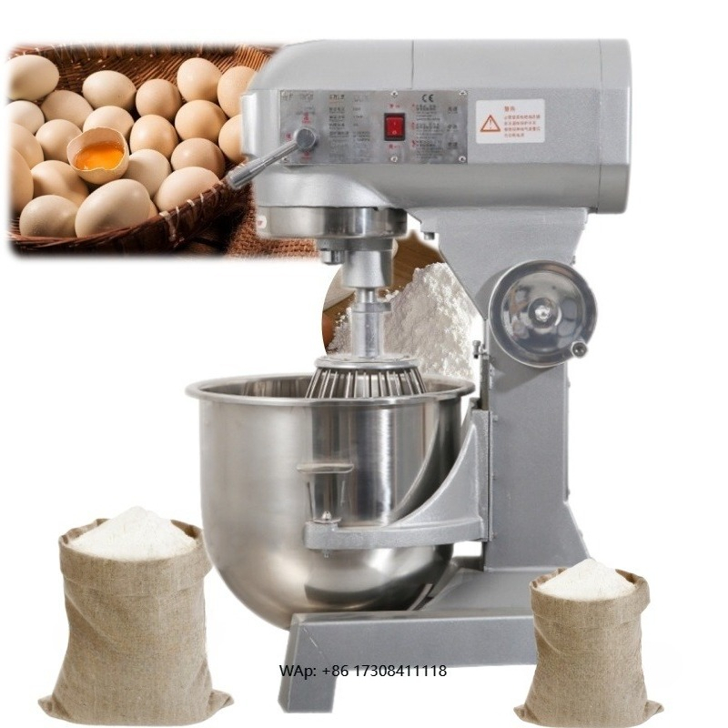Commercial Kitchen Appliance - เครื่องผสมแป้งสแตนเลสสำหรับงานหนัก, เครื่องผสมอาหารขนาดเล็กสำหรับครัว, อุปกรณ์ผสมอาหาร, เครื่องผสม, เครื่องผสมแป้งเชิงพาณิชย์
