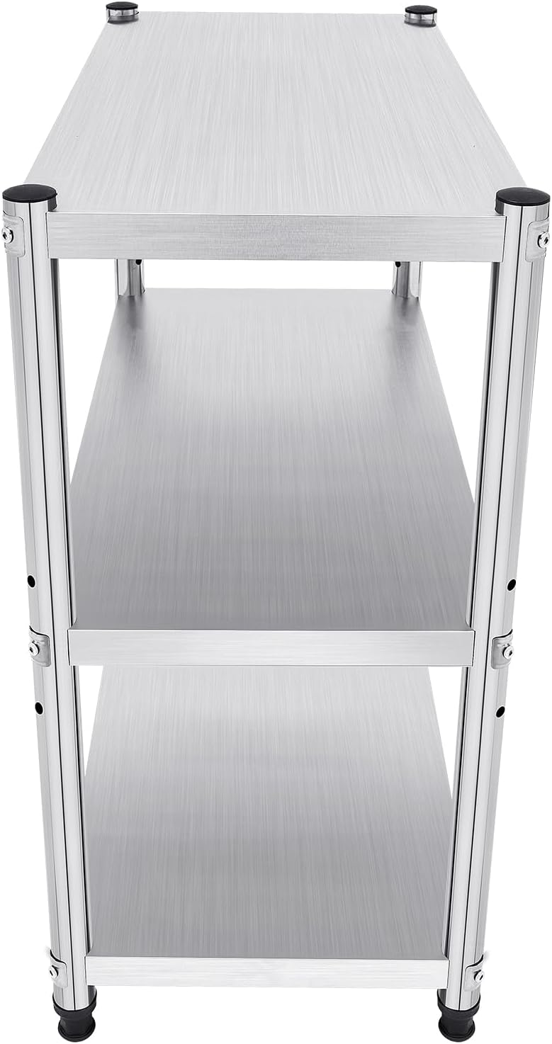 ชั้นวางของสแตนเลส 201 แบบ 3 ชั - Commercial Kitchen Warehouse บทวิจารณ์และราคา
