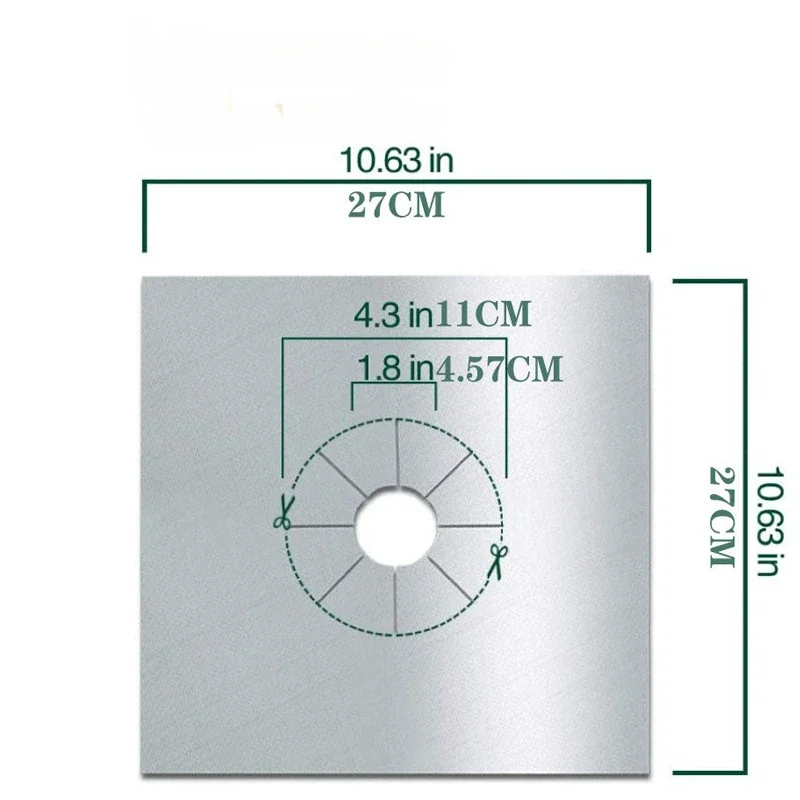 2/4 Pcs เตาแก๊ส Protector หม้อ - Commercial Kitchen Hood Installation บทวิจารณ์และราคา