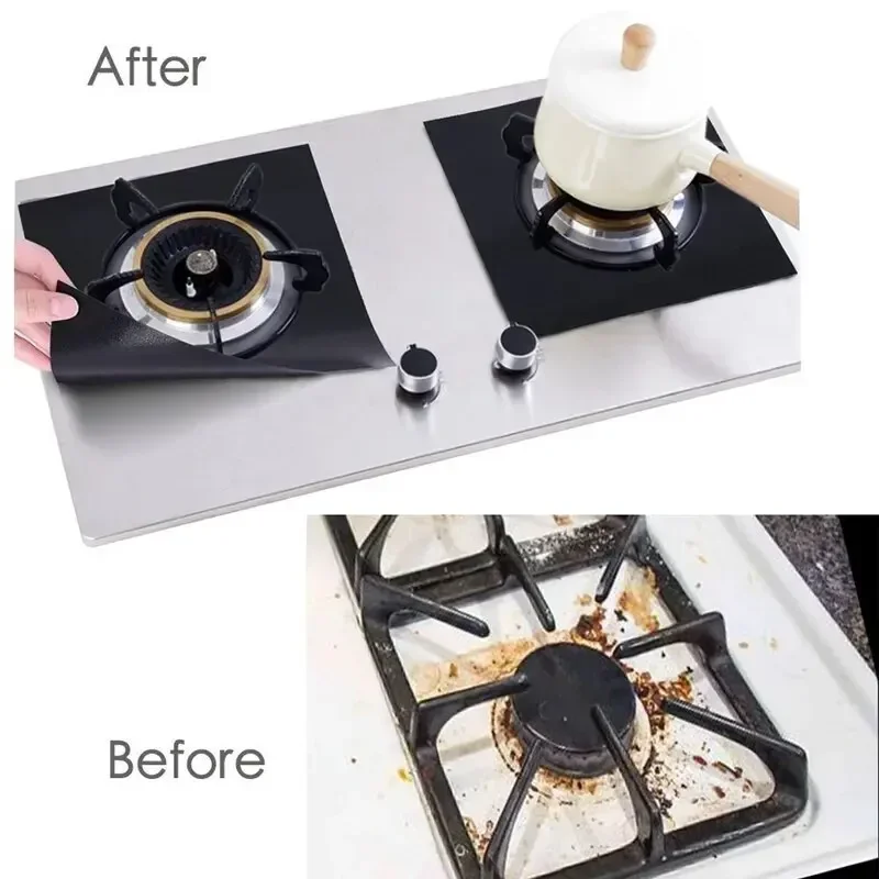 2/4 Pcs เตาแก๊ส Protector หม้อ - Commercial Kitchen Hood Installation บทวิจารณ์และราคา