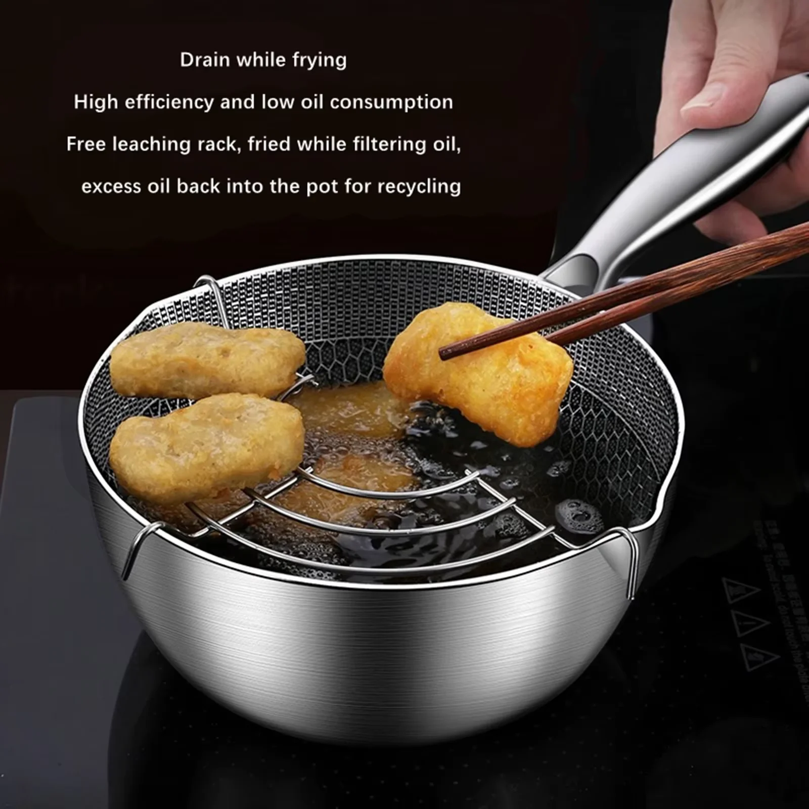 หม้อทอดลึกเครื่องครัวญี่ปุ่น T - Commercial Kitchen Appliance บทวิจารณ์และราคา