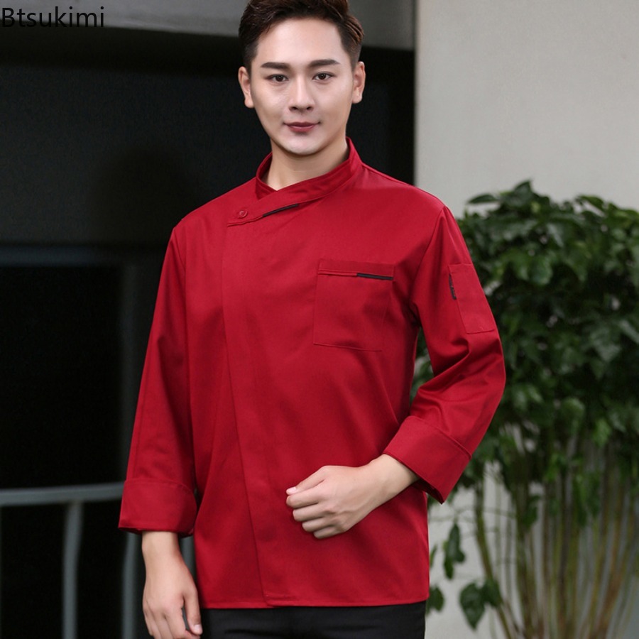 เสื้อเชฟชายหญิง แขนสั้น/แขนยาว - Commercial Kitchen Services บทวิจารณ์และราคา