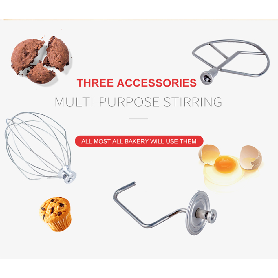 เครื่องผสมอาหารแบบตั้งโต๊ะ B5S - Commercial Kitchen Mixers Dough Mixer บทวิจารณ์และราคา