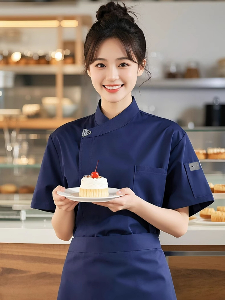 เชฟแจ็คเก็ตผู้หญิงแขนสั้นครัวค - Commercial Kitchen Services บทวิจารณ์และราคา