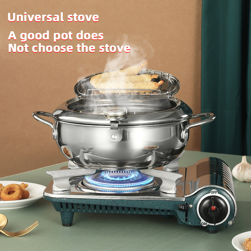 ญี่ปุ่นลึกหม้อทอดเครื่องวัดอุณ - Commercial Kitchen Appliance บทวิจารณ์และราคา