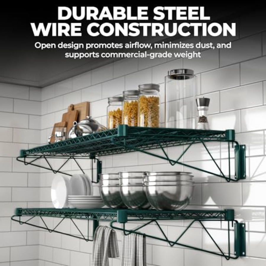 ชั้นวางของติดผนังเคลือบอีพ็อกซ - Commercial Kitchen Services บทวิจารณ์และราคา