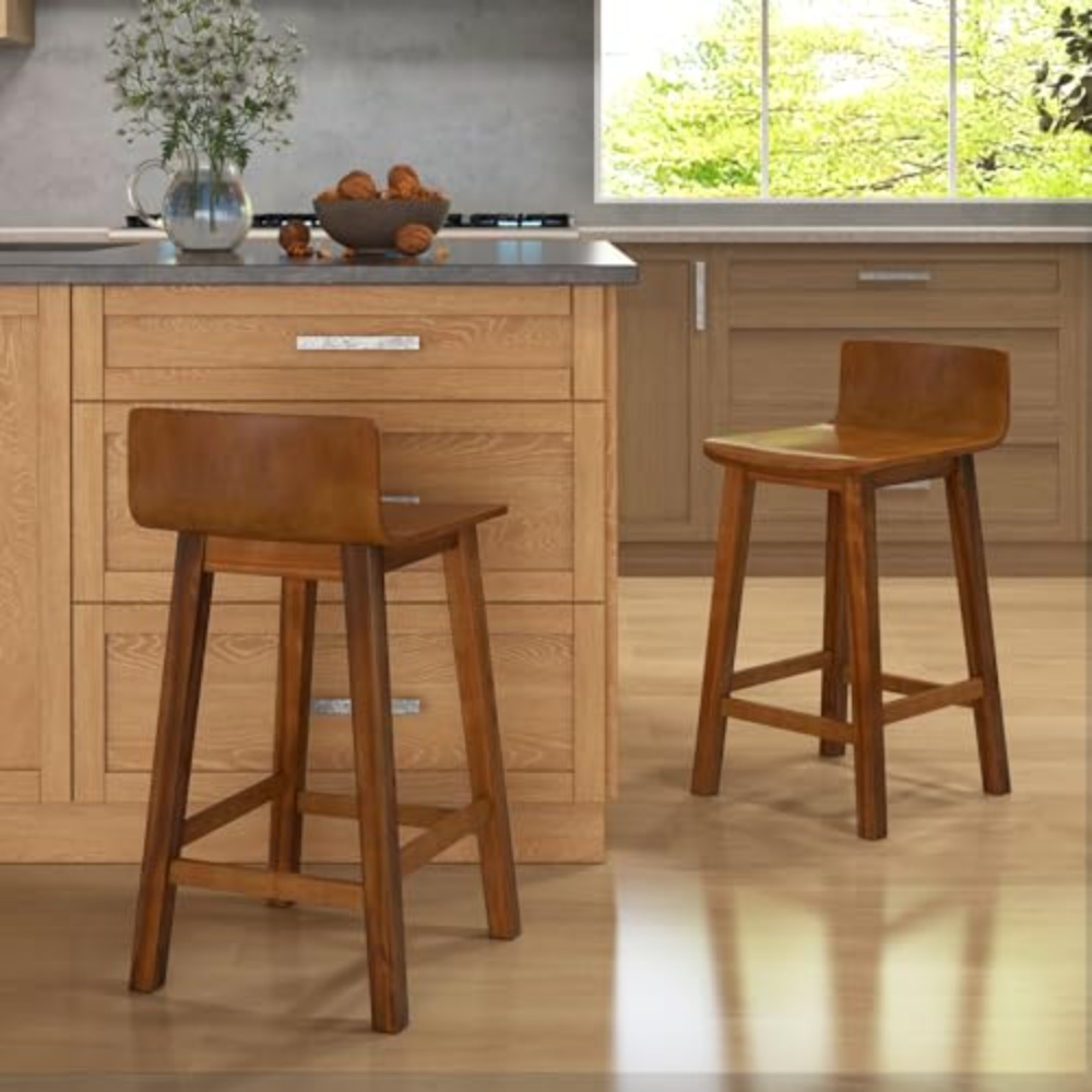 เก้าอี้บาร์ไม้เนื้อแข็งขนาด 24 - Commercial Kitchen Island บทวิจารณ์และราคา
