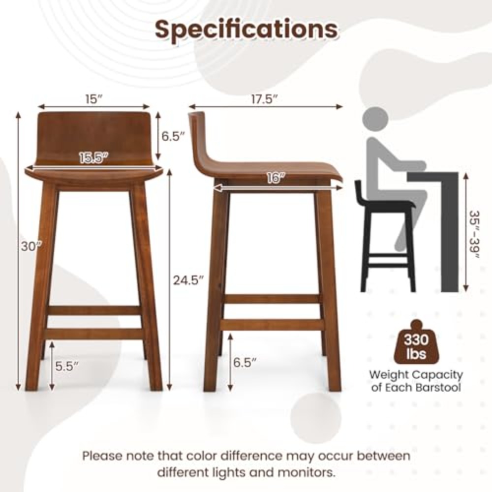 เก้าอี้บาร์ไม้เนื้อแข็งขนาด 24 - Commercial Kitchen Island บทวิจารณ์และราคา