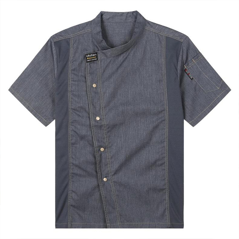 การทำอาหารเสื้อเชิ้ตสีเทาสำหรั - Commercial Kitchen Services บทวิจารณ์และราคา