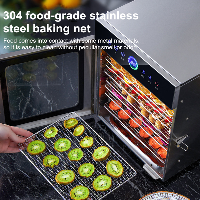 เครื่องอบแห้งอาหารสแตนเลส 8 ชั - Commercial Food Dehydrator บทวิจารณ์และราคา