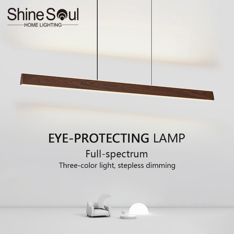 วอลนัทไฟ LED จี้ยาวห้องรับประท - Commercial Kitchen Island บทวิจารณ์และราคา