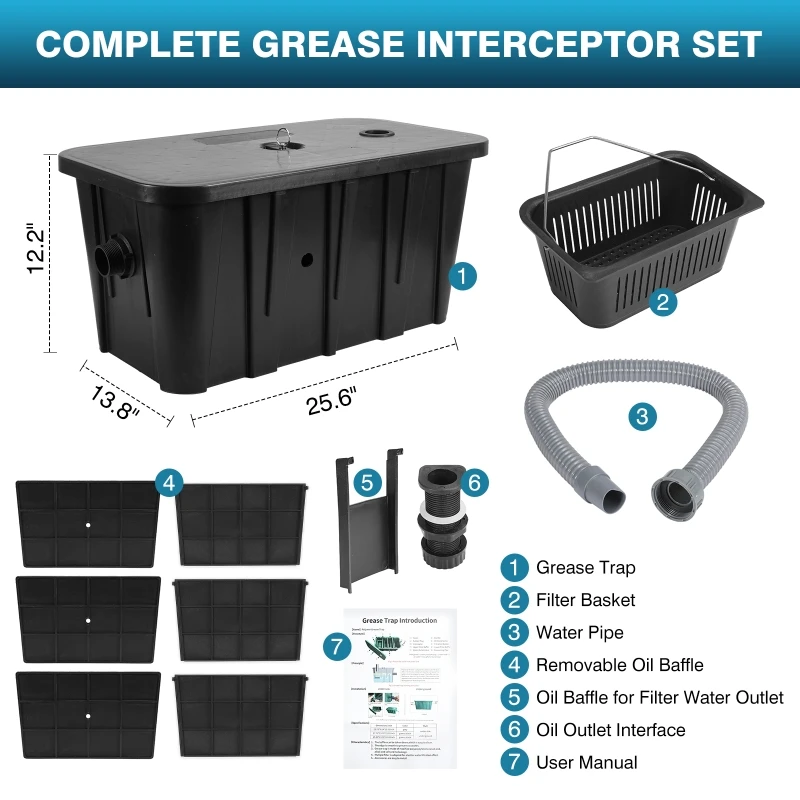 Commercial Oil-Water Separator - Commercial Kitchen Outlets บทวิจารณ์และราคา