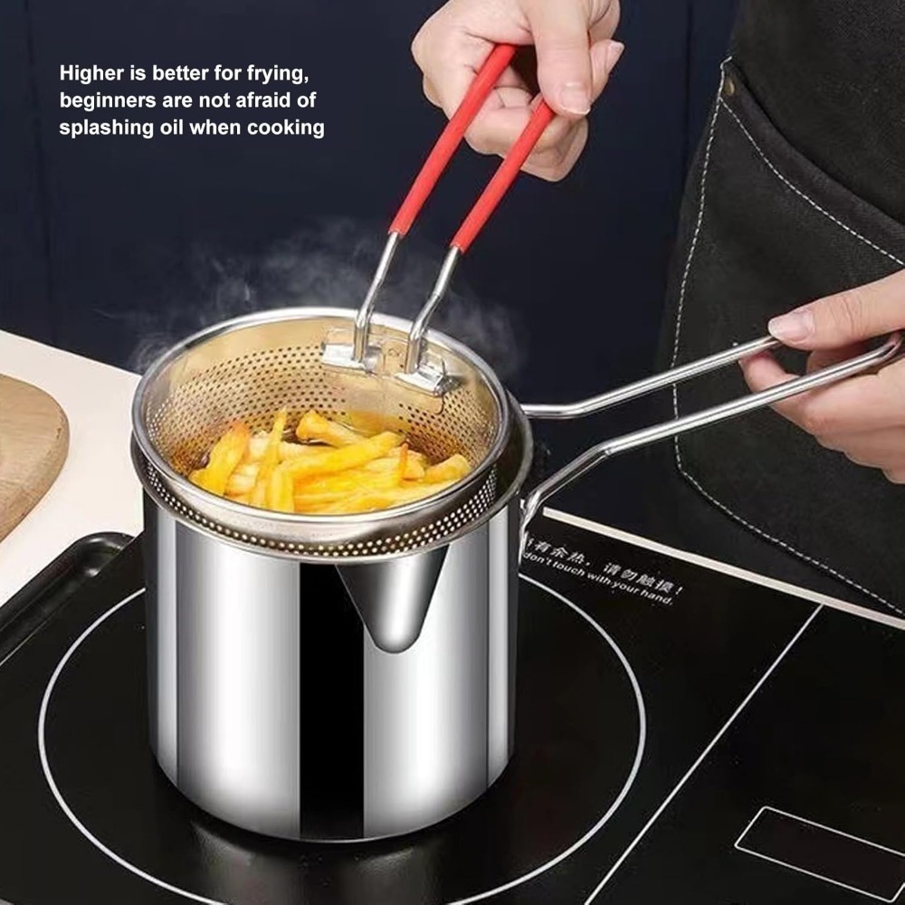 หม้อทอดลึกขนาดเล็กพร้อมตะกร้า, - Commercial Kitchen Appliance บทวิจารณ์และราคา
