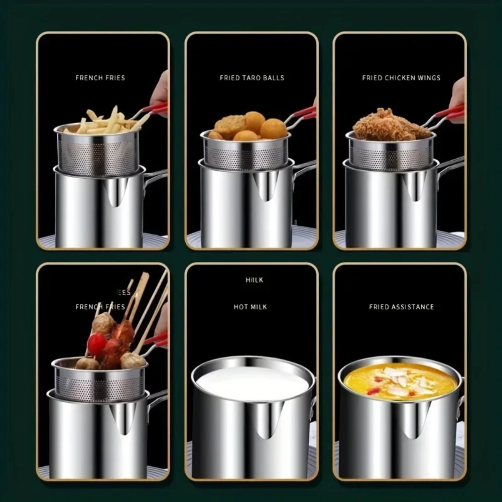 หม้อทอดลึกขนาดเล็กพร้อมตะกร้า, - Commercial Kitchen Appliance บทวิจารณ์และราคา