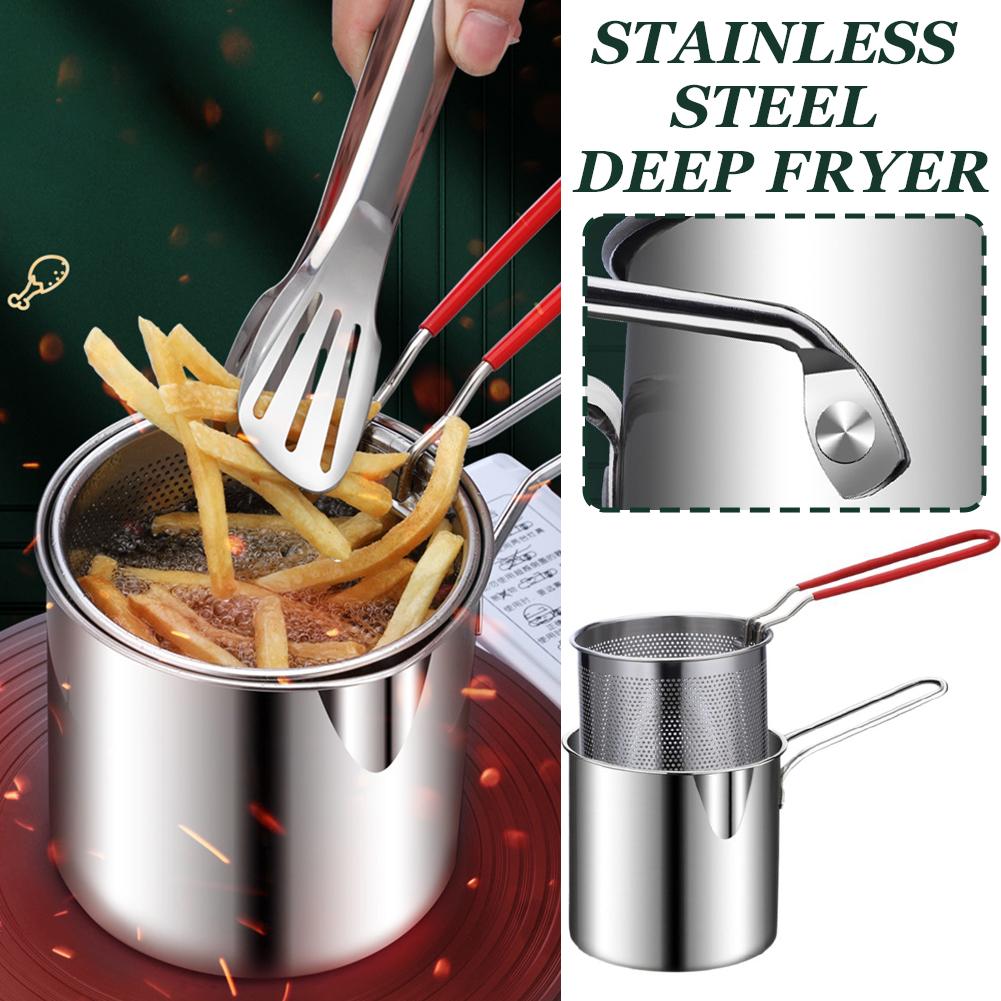 ชุดหม้อทอดสแตนเลสพร้อมตะกร้ากร - Commercial Kitchen Appliance บทวิจารณ์และราคา