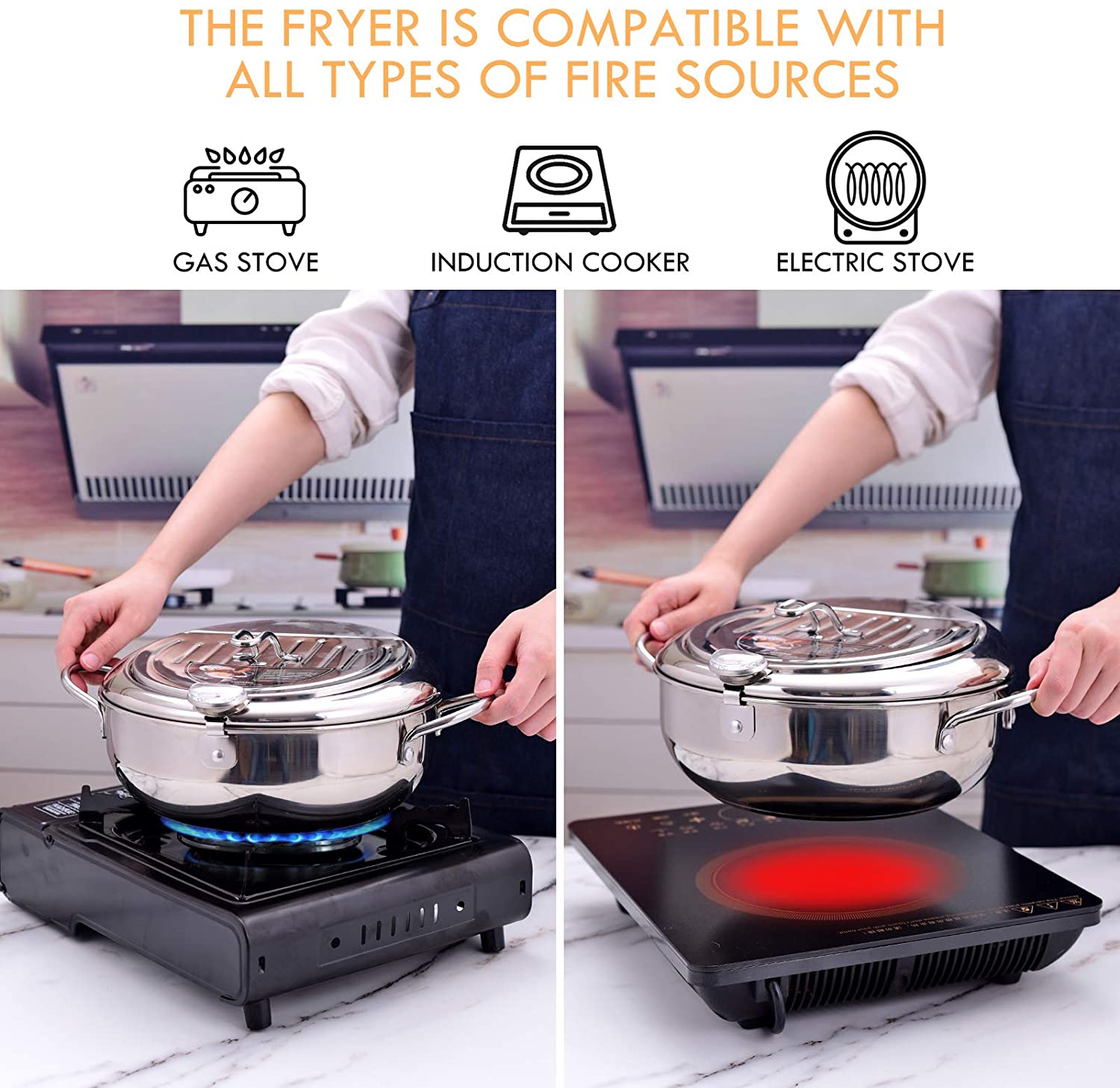 LMETJMA ญี่ปุ่นทอดหม้อเครื่องว - Commercial Kitchen Appliance บทวิจารณ์และราคา