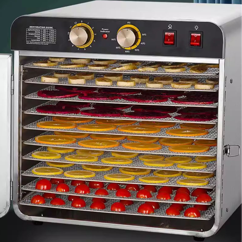 เครื่องอบแห้งอาหารสแตนเลส 10 ช - Commercial Food Dehydrator บทวิจารณ์และราคา