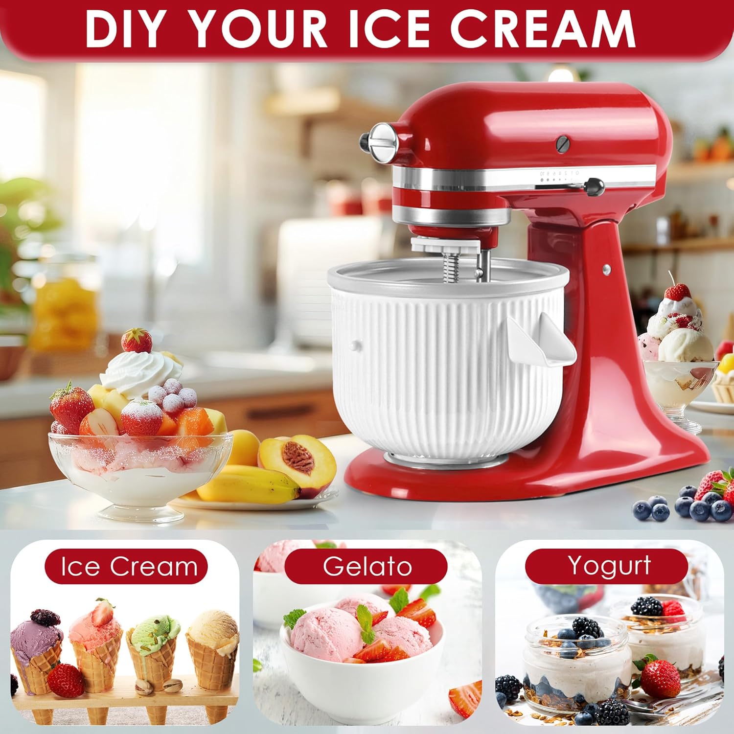 อุปกรณ์เสริมเครื่องทําไอศกรีมส - Commercial Kitchen Juicer บทวิจารณ์และราคา