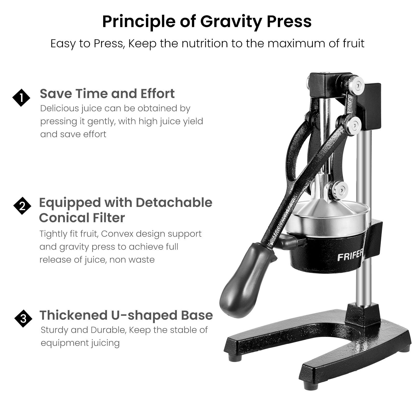 เครื่องคั้นน้ำผลไม้แบบมือหมุน  - Commercial Kitchen Juicer บทวิจารณ์และราคา